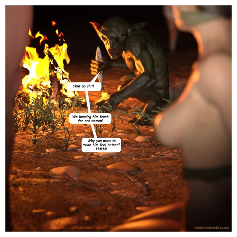 Royal Slaves of the Orc Kingdom 2 porn comic picture 41
