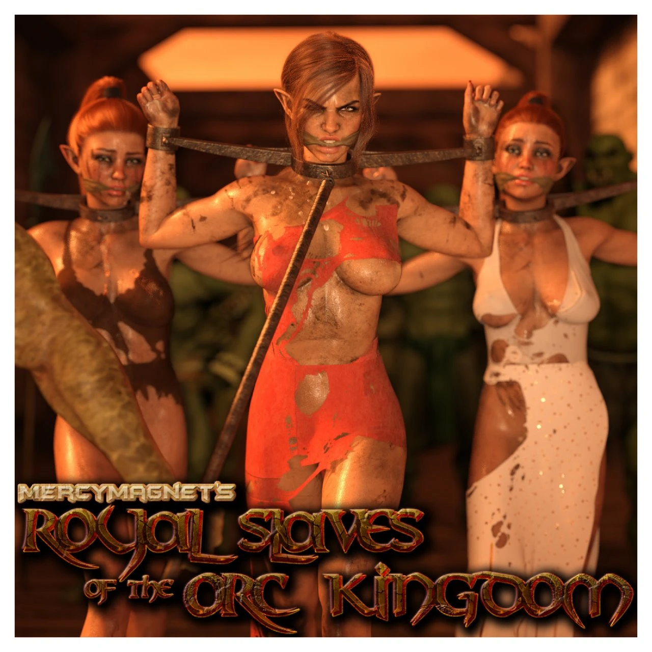 Royal Slaves of the Orc Kingdom porn comic picture 1