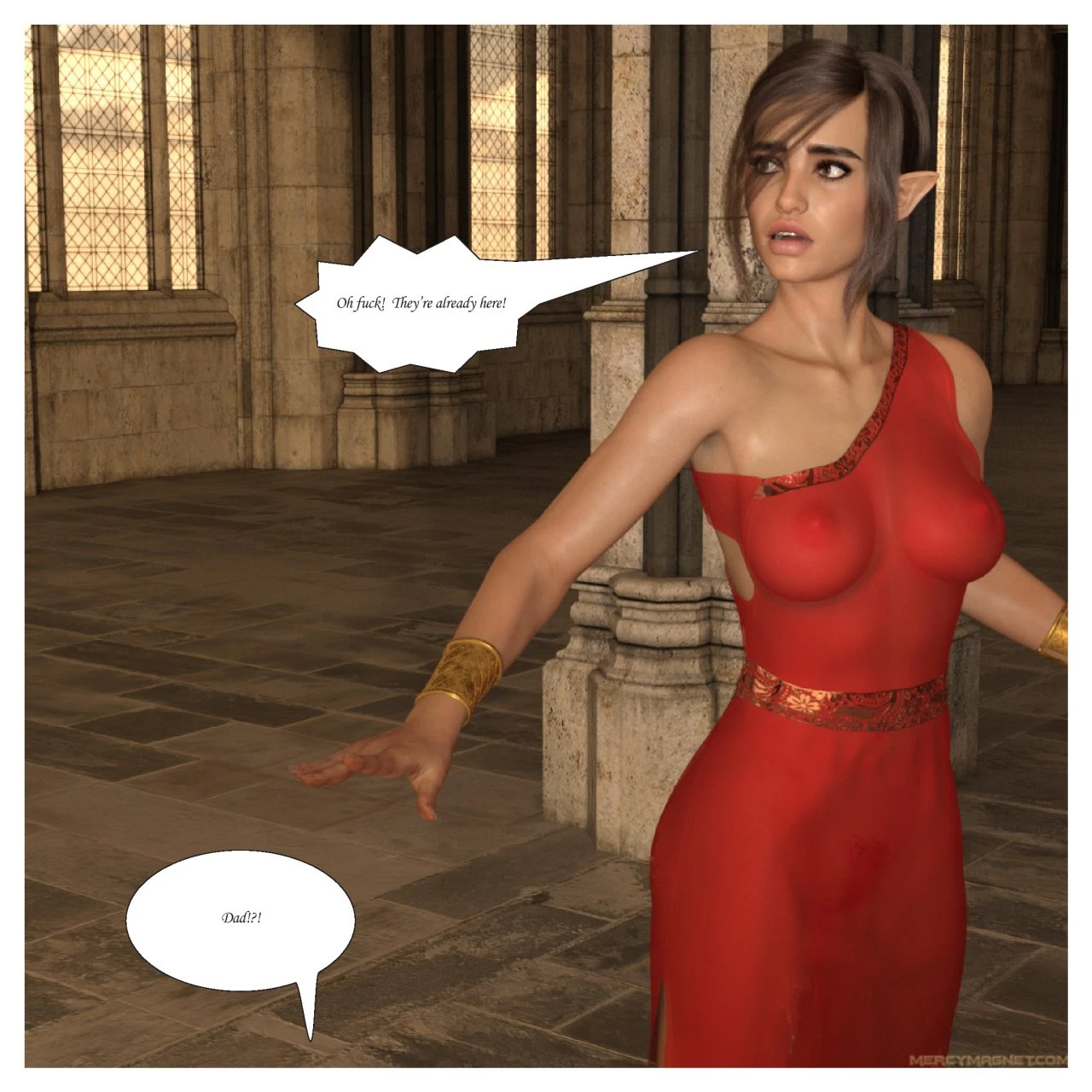 Royal Slaves of the Orc Kingdom porn comic picture 10