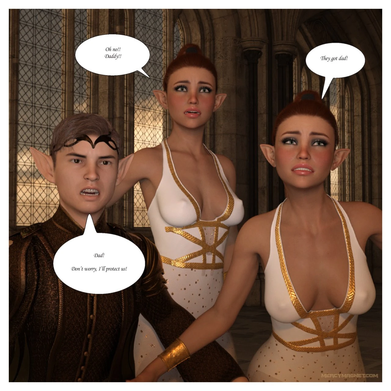 Royal Slaves of the Orc Kingdom porn comic picture 12