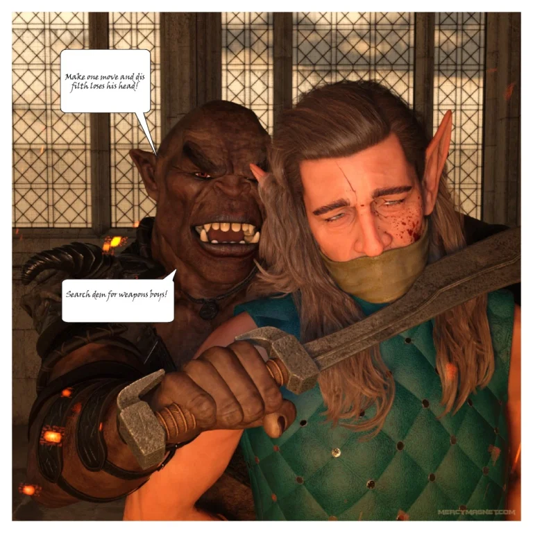 Royal Slaves of the Orc Kingdom porn comic picture 13