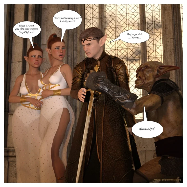 Royal Slaves of the Orc Kingdom porn comic picture 14