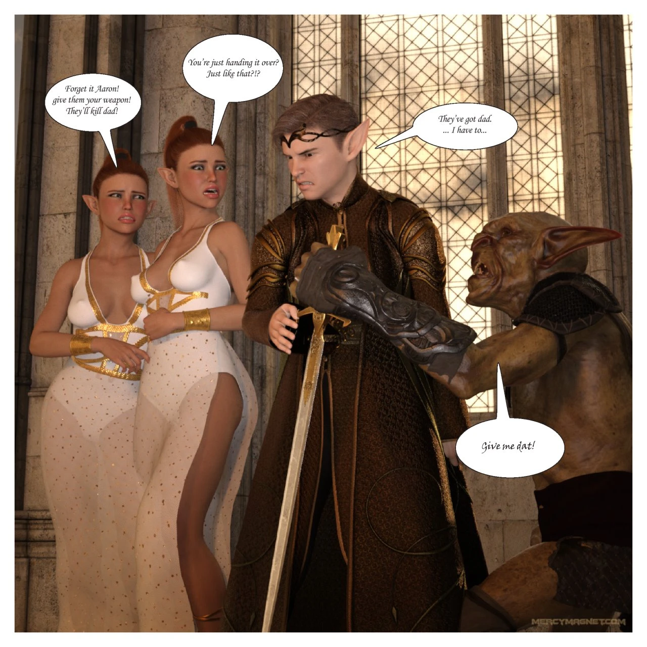 Royal Slaves of the Orc Kingdom porn comic picture 14