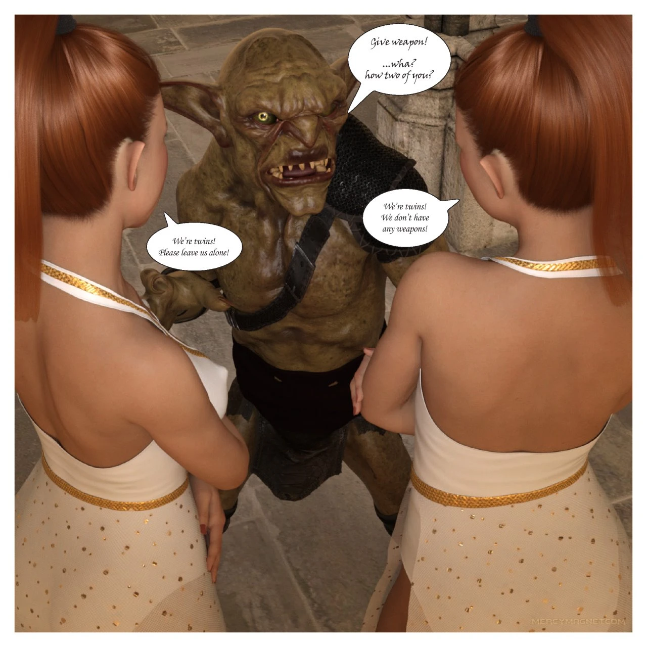 Royal Slaves of the Orc Kingdom porn comic picture 15