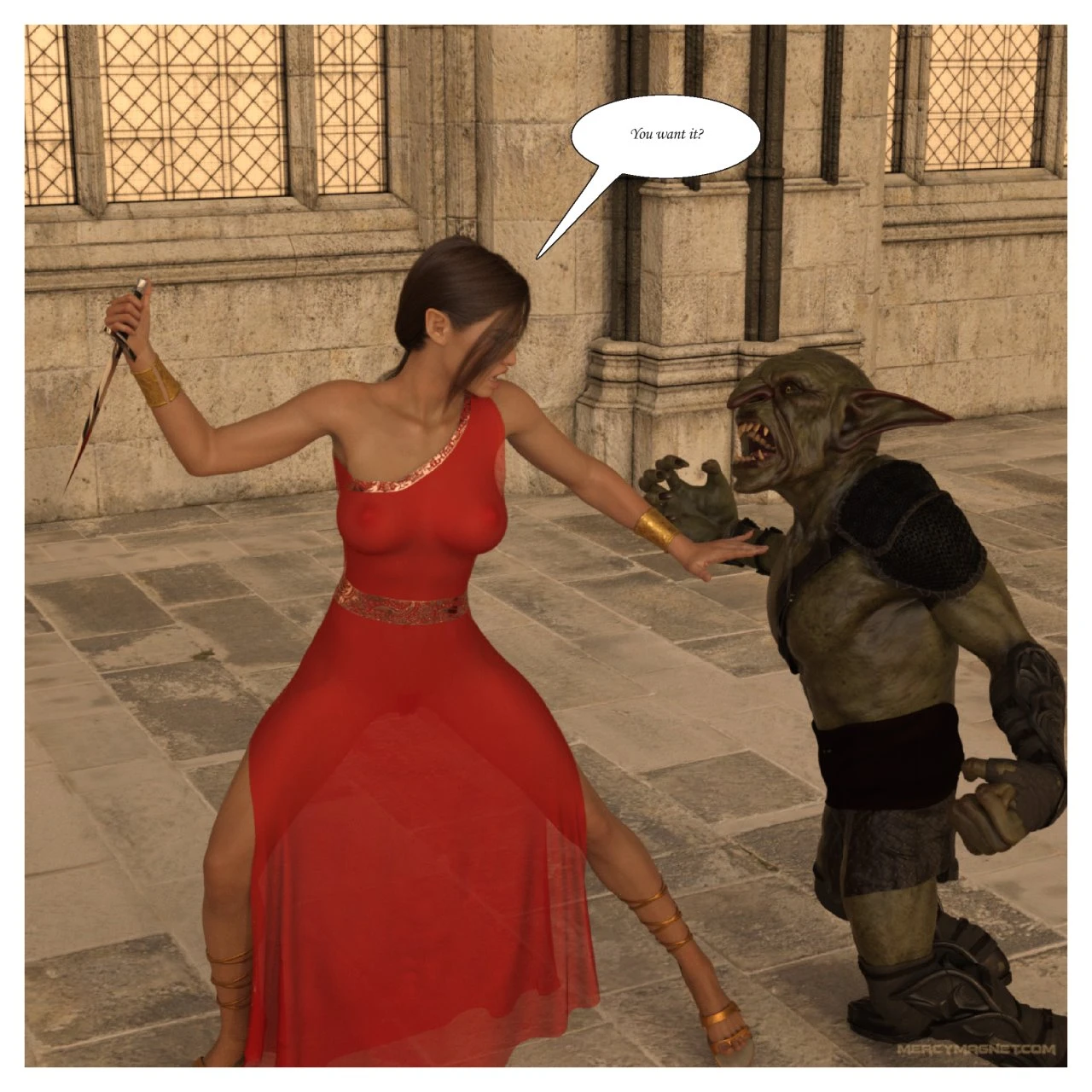 Royal Slaves of the Orc Kingdom porn comic picture 18