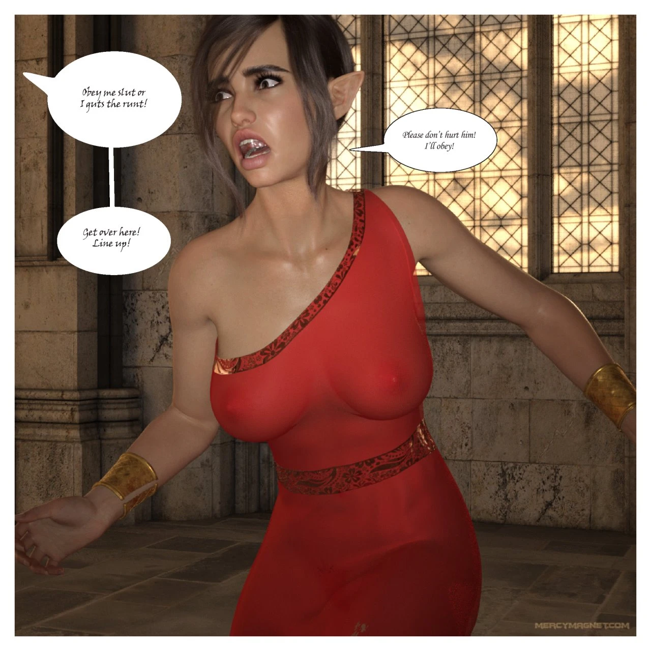 Royal Slaves of the Orc Kingdom porn comic picture 22