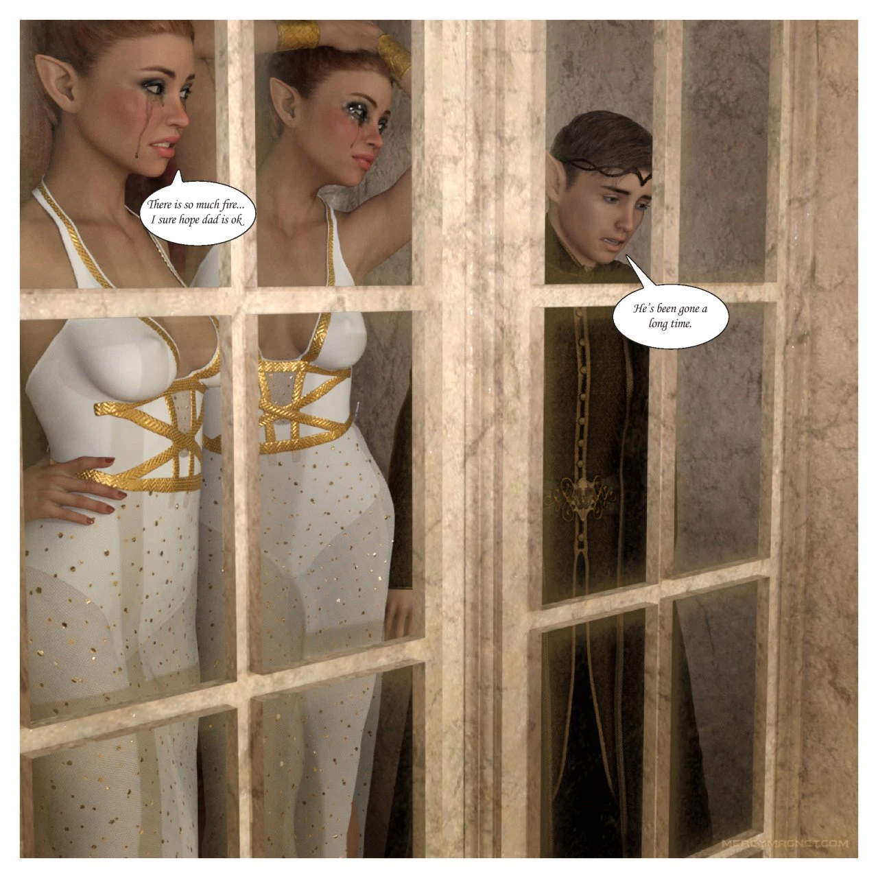 Royal Slaves of the Orc Kingdom porn comic picture 4