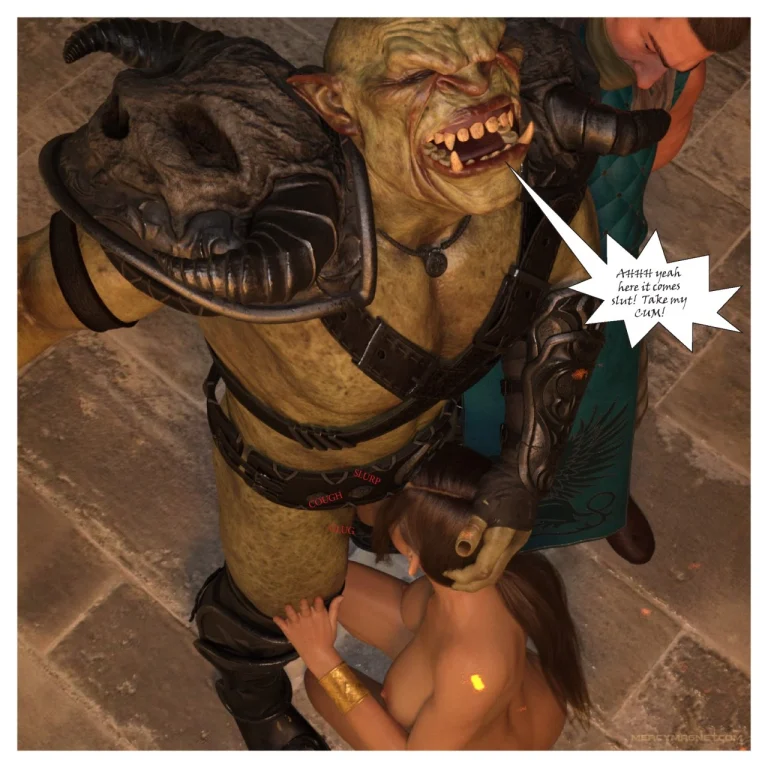 Royal Slaves of the Orc Kingdom porn comic picture 40