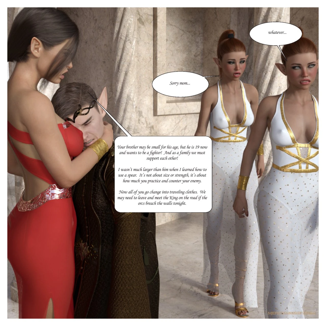 Royal Slaves of the Orc Kingdom porn comic picture 8