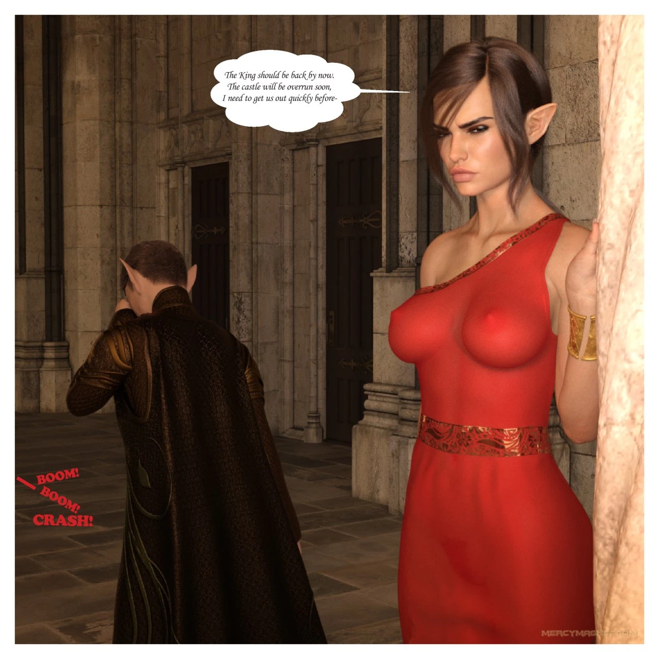 Royal Slaves of the Orc Kingdom porn comic picture 9