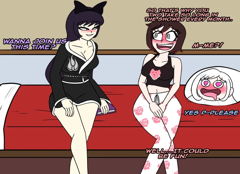 Ruby And Blake Helps Weiss porn comic picture 3