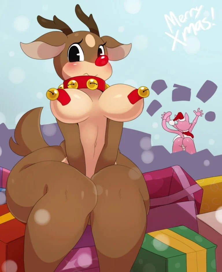 Rudolph the Thicc Ass Reindeer porn comic picture 6