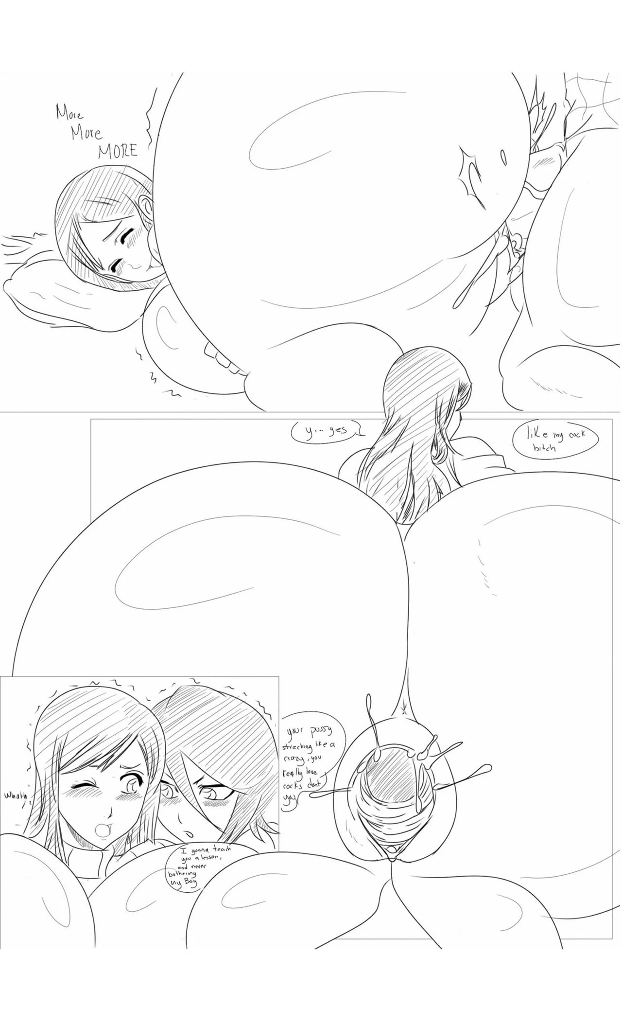 Rukia Futanari Day 1 porn comic picture 16