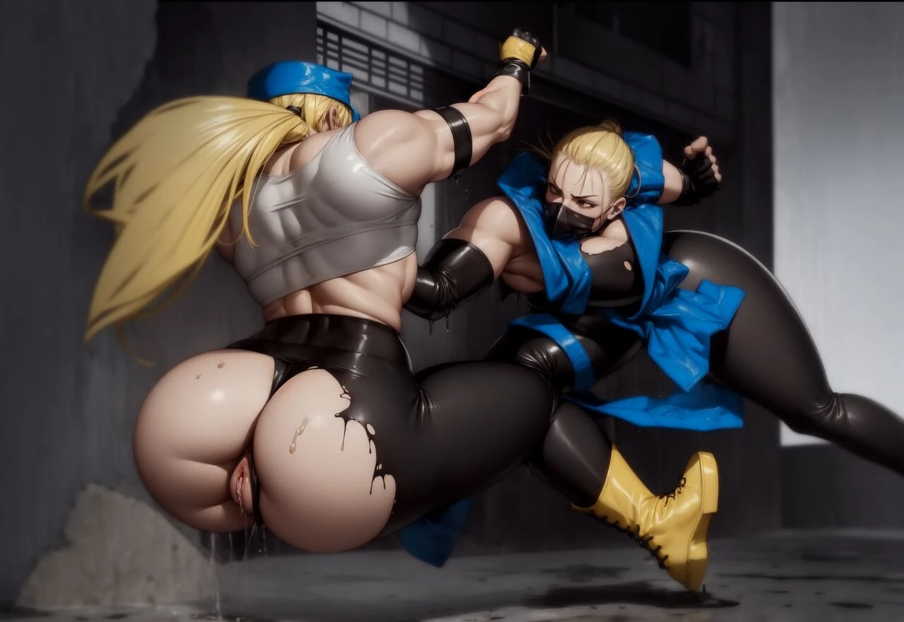 RYONA wrestling : Sonya Blade vs Frost porn comic picture 1