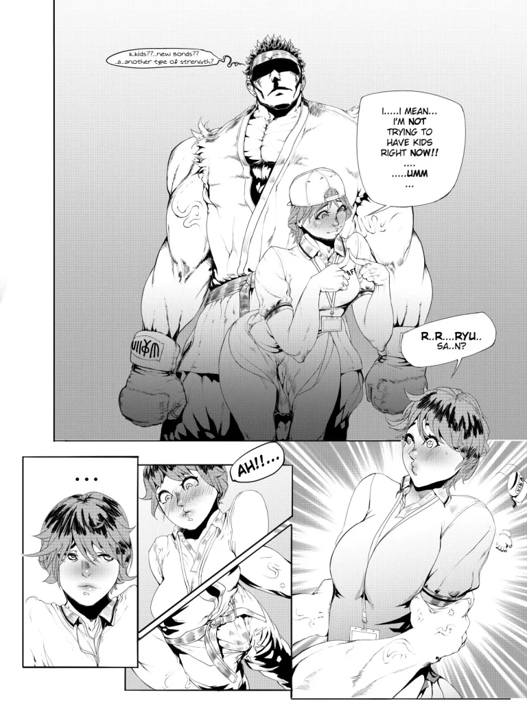 Ryu x Sakura porn comic picture 2