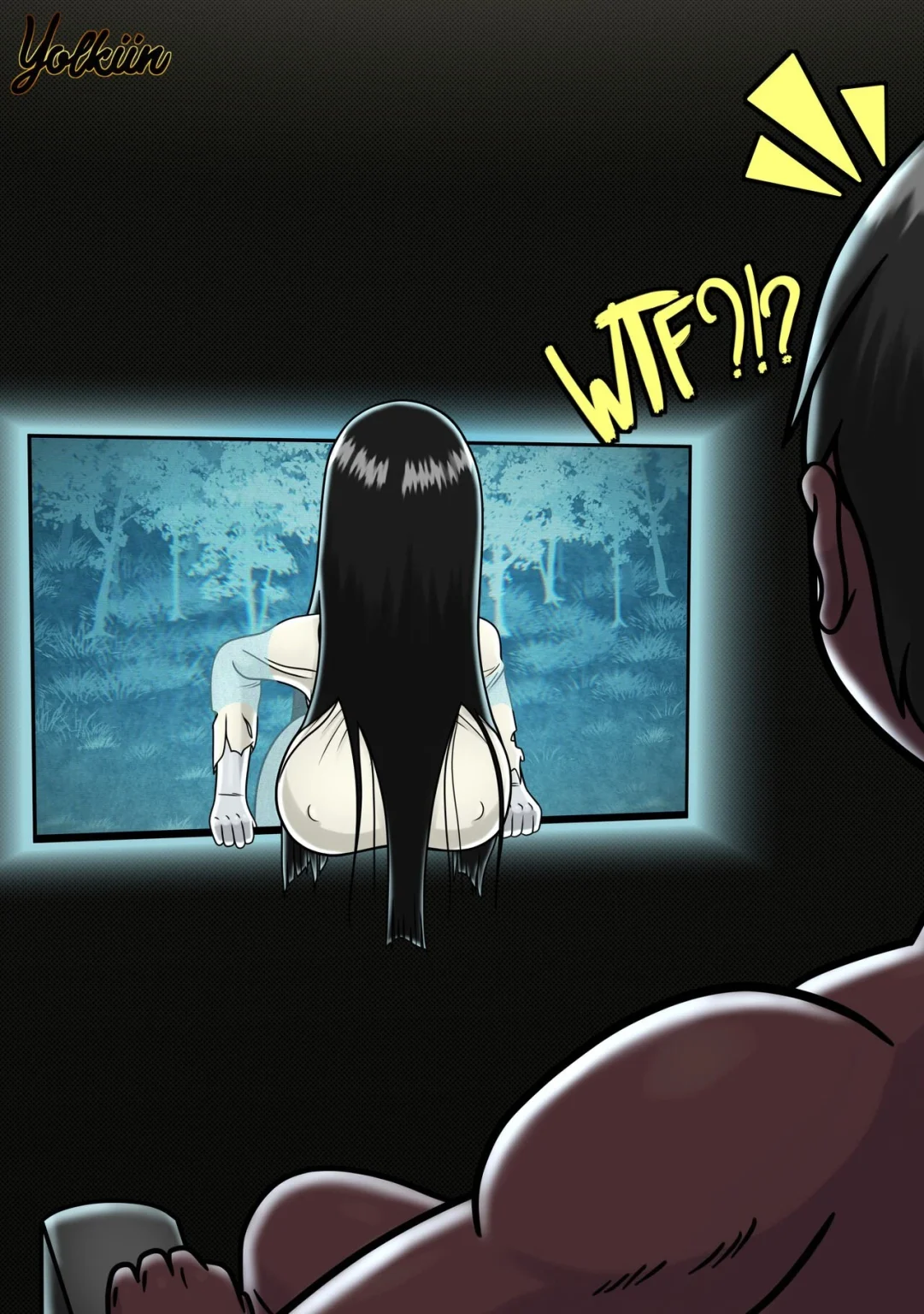 Sadako, Horny Ghost porn comic picture 1