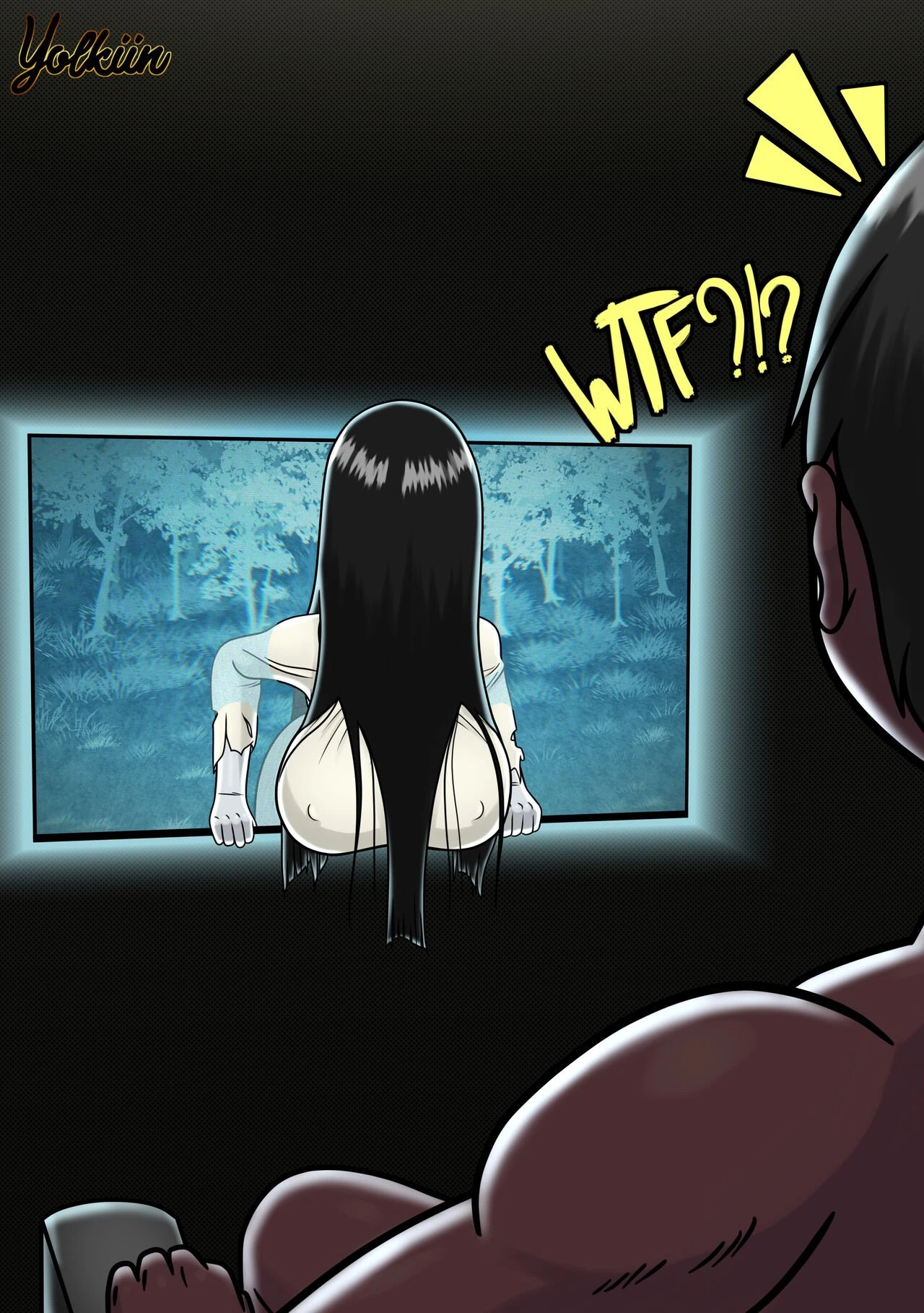 Sadako, Horny Ghost porn comic picture 1