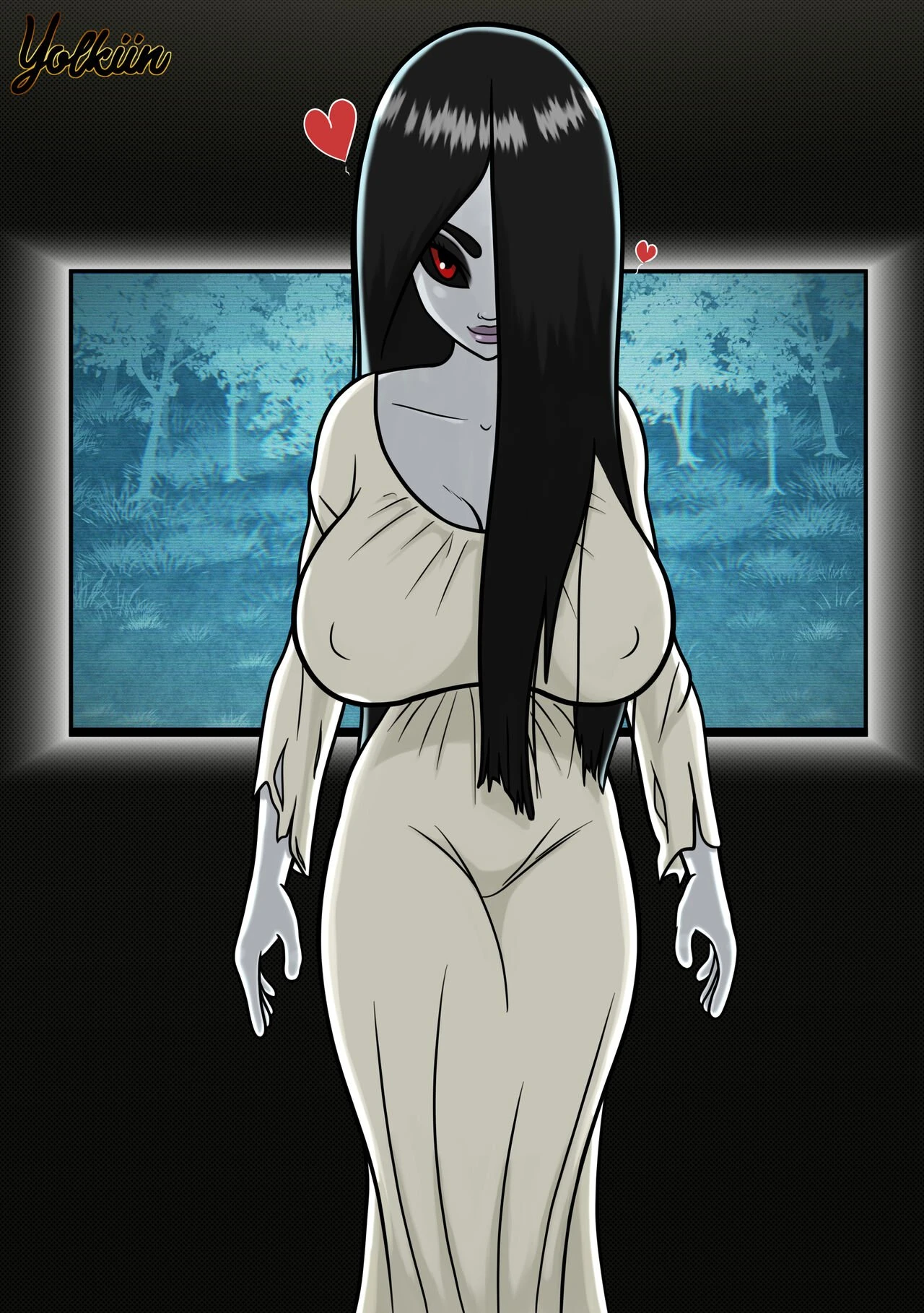Sadako, Horny Ghost porn comic picture 3