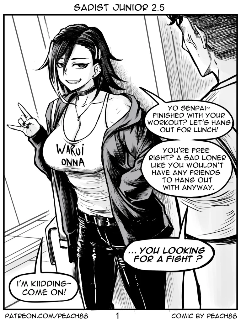 Sadist Junior porn comic picture 19