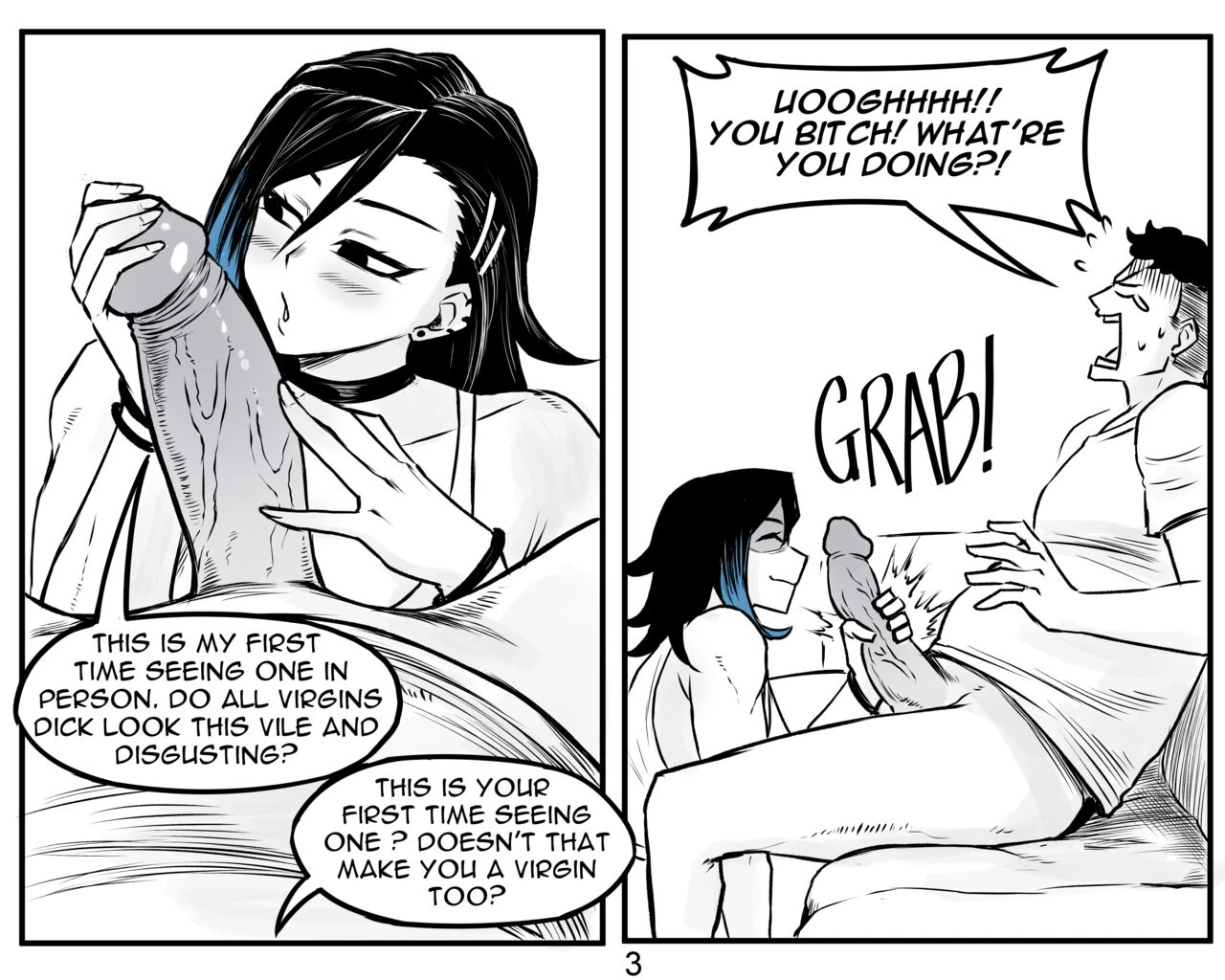 Sadist Junior porn comic picture 29