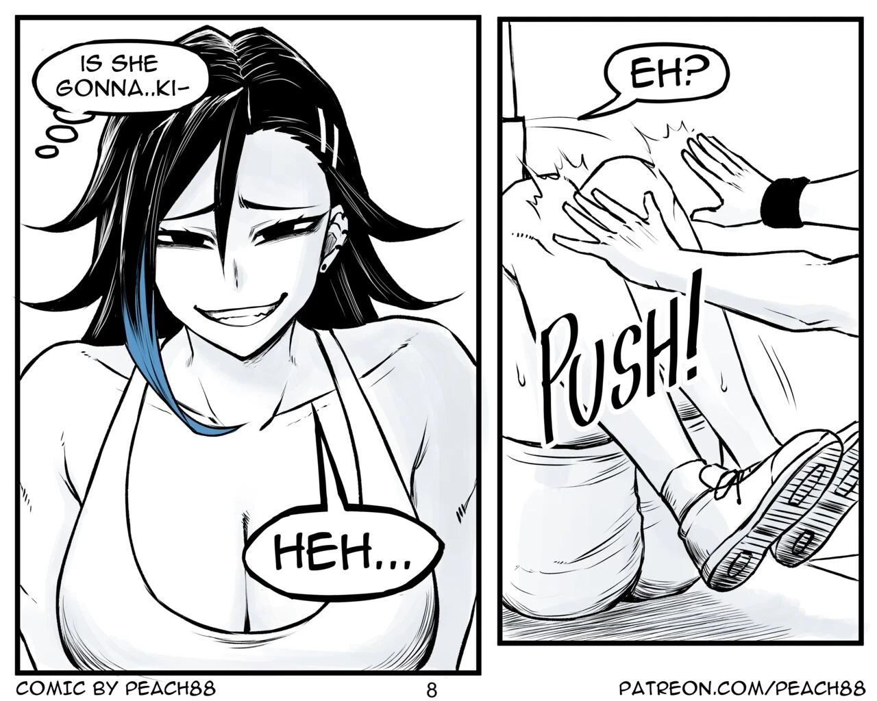 Sadist Junior porn comic picture 45