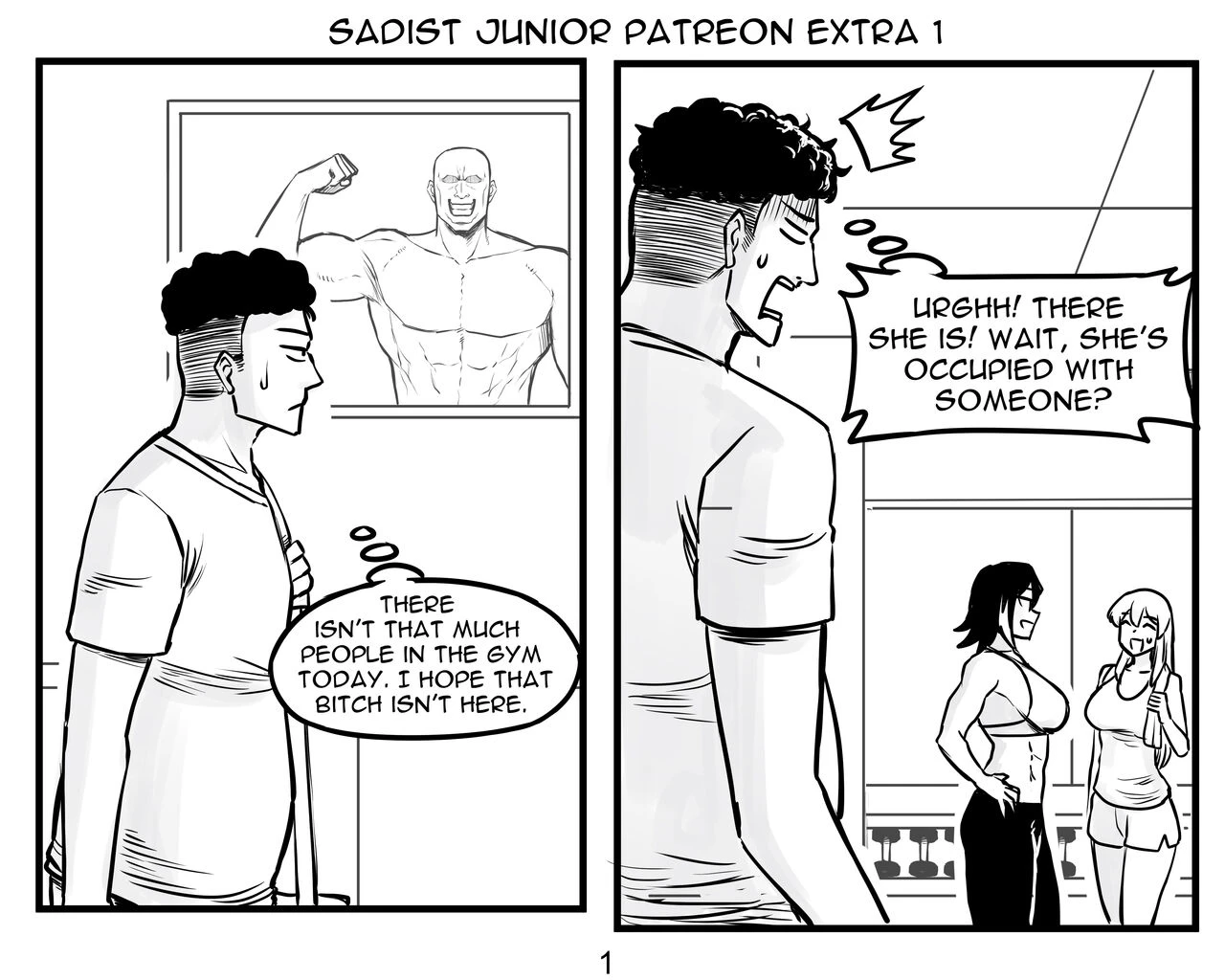 Sadist Junior porn comic picture 7