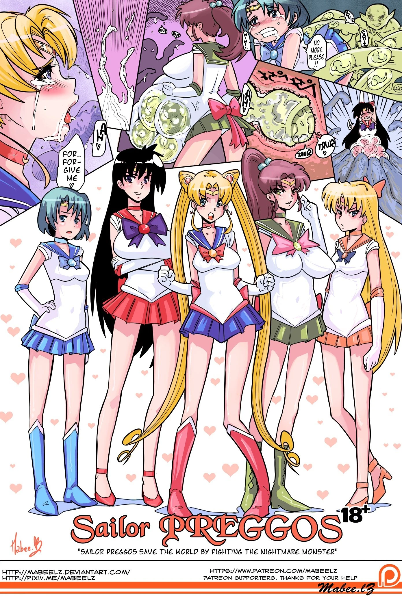 SailorPreggos porn comic picture 1