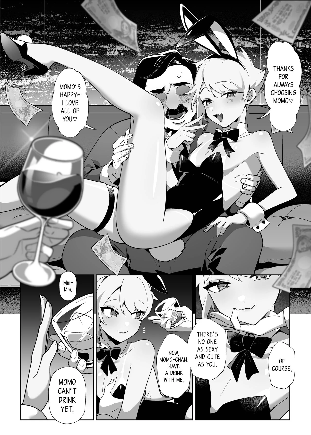 Saitei na Kare to Sunao ni Narenai Usagi porn comic picture 5