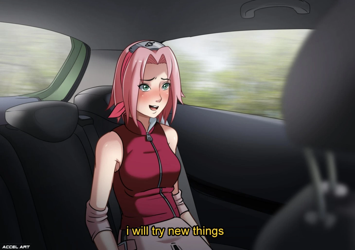 Sakura haruno - waifu taxi porn comic picture 2