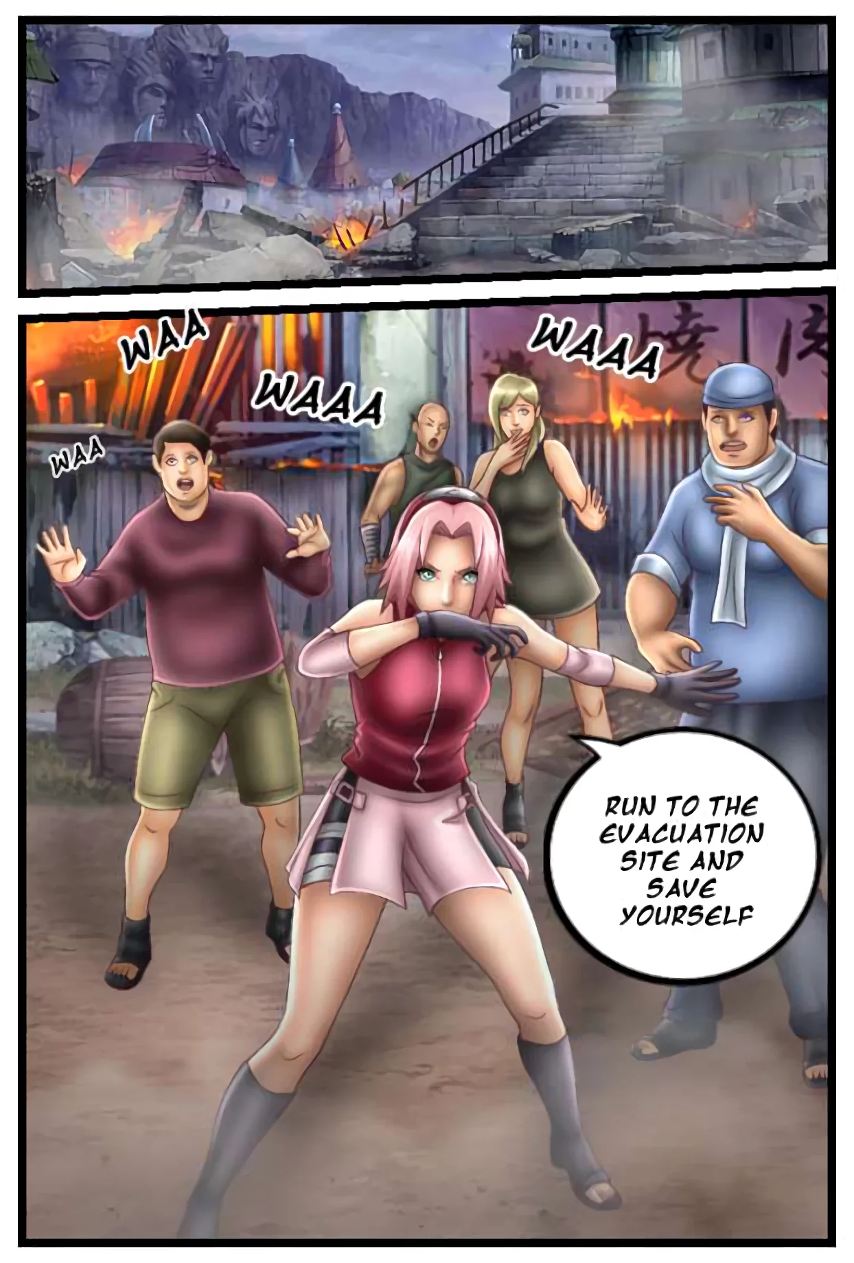 SAKURA porn comic picture 2