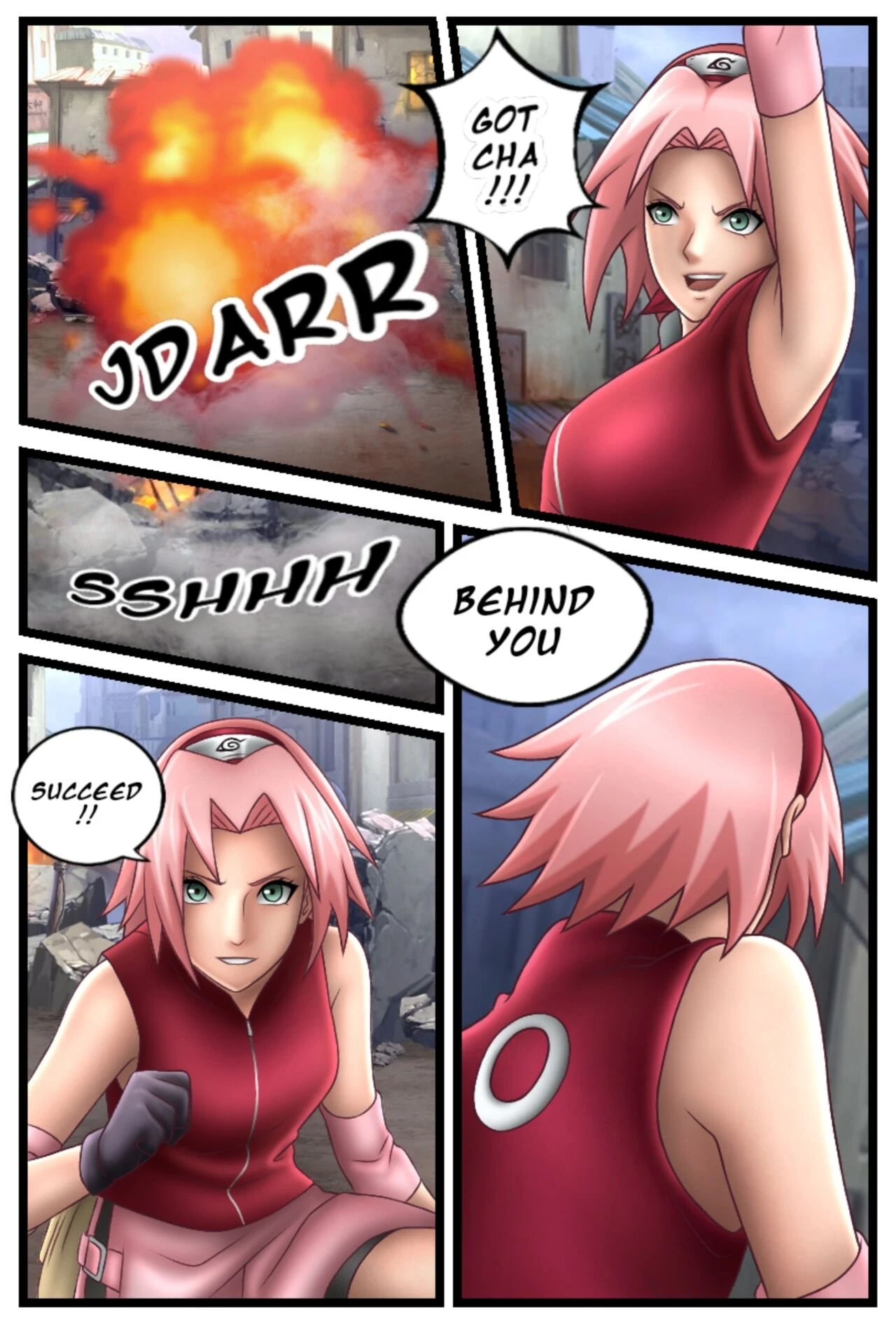SAKURA porn comic picture 5