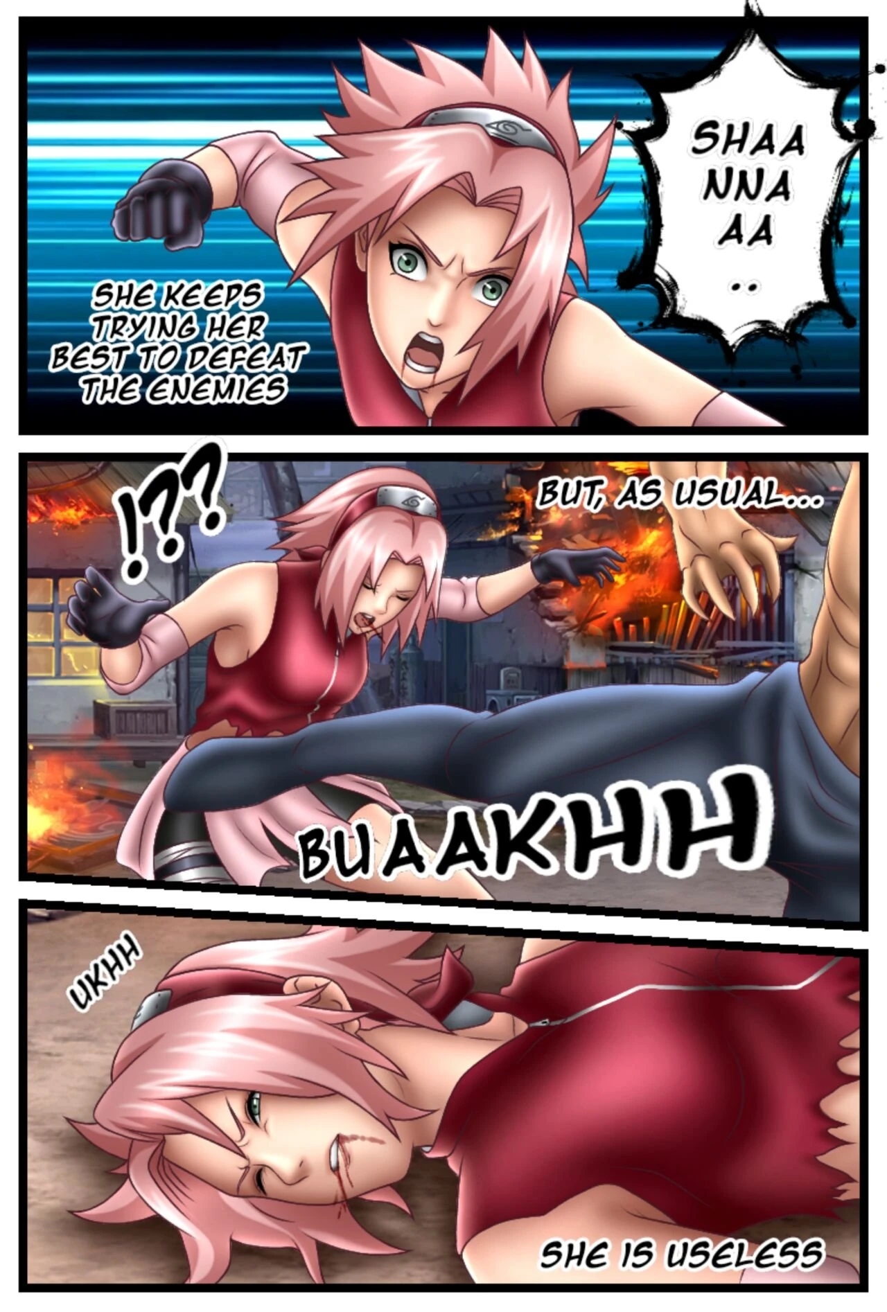 SAKURA porn comic picture 9