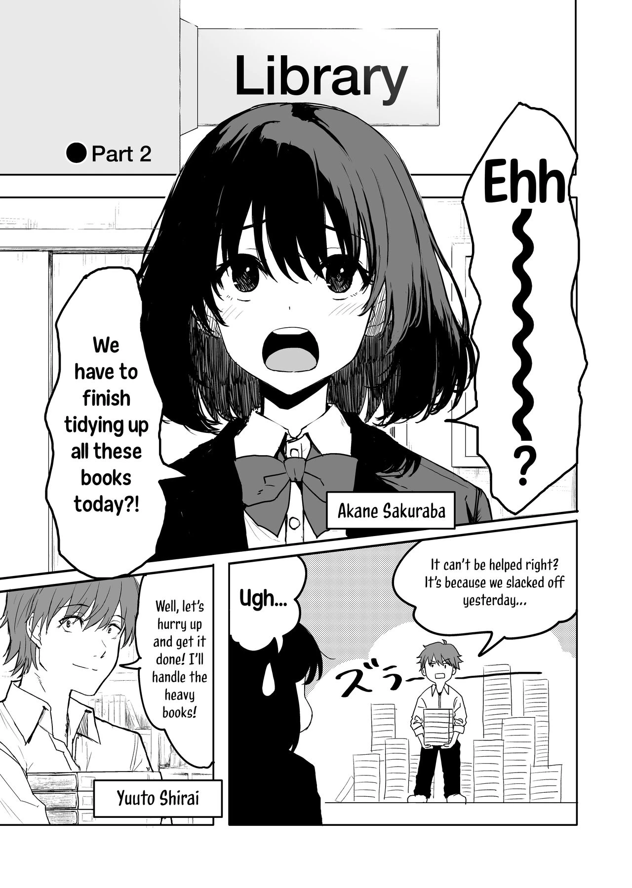 Sakuraba-Senpai Likes to Expose Herself to Me 2 | Sakuraba Senpai wa Misetagari porn comic picture 2