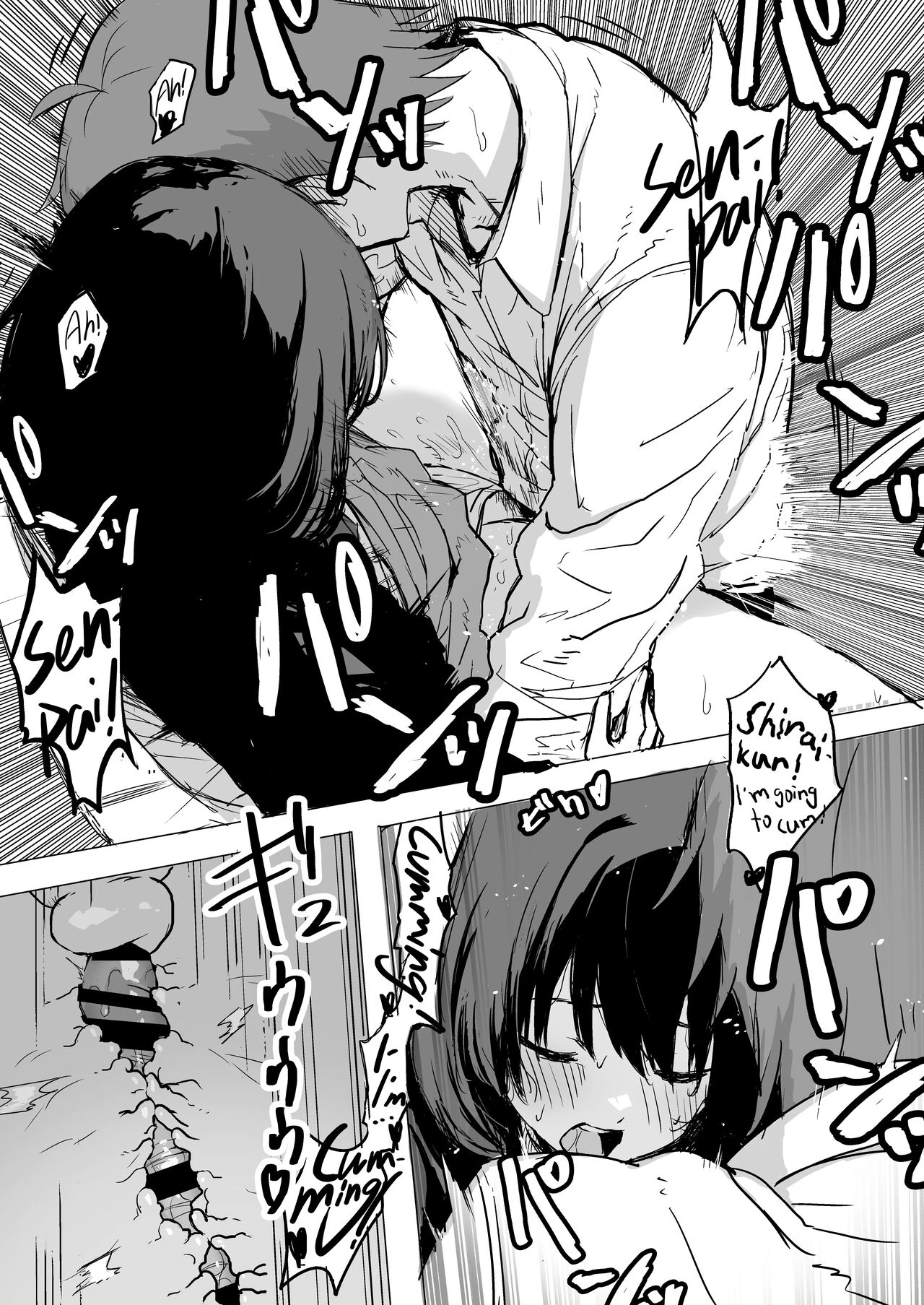 Sakuraba-Senpai Likes to Expose Herself to Me | Sakuraba Senpai wa Misetagari porn comic picture 13
