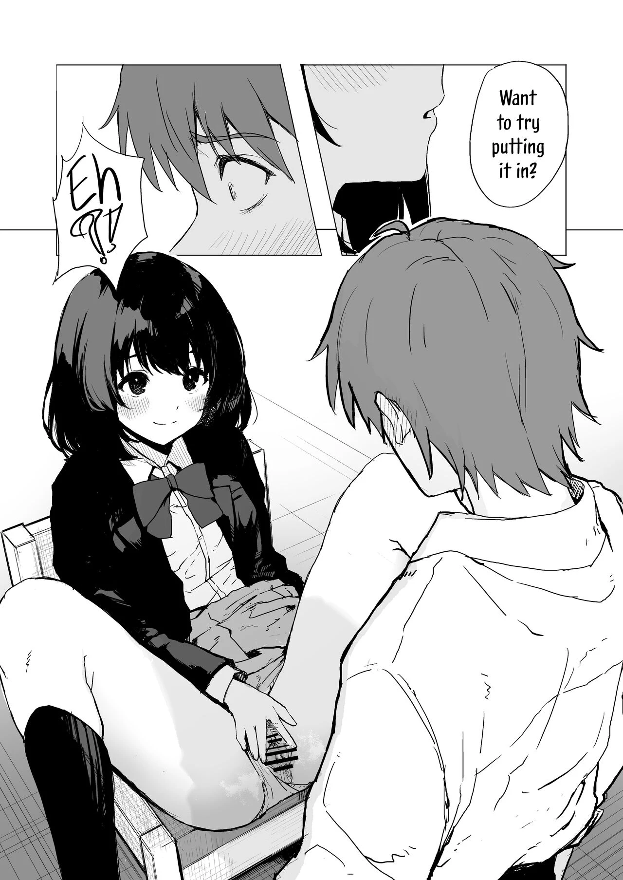Sakuraba-Senpai Likes to Expose Herself to Me | Sakuraba Senpai wa Misetagari porn comic picture 7