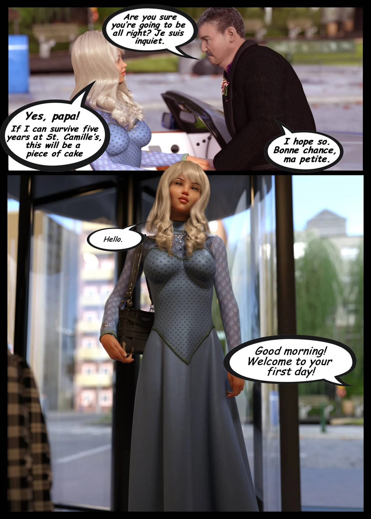 Sales Assistant Cecile porn comic picture 7