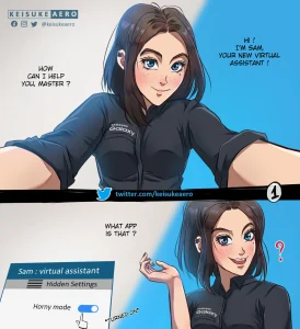 Sam porn comic picture 1