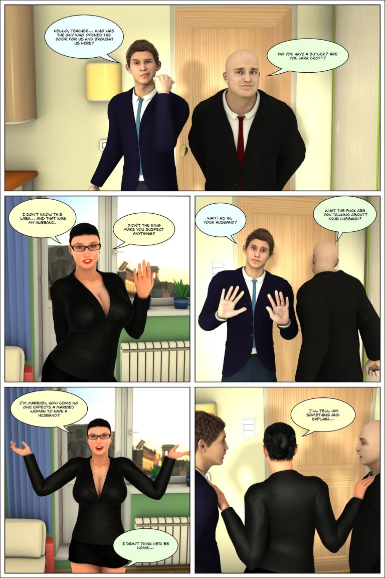 Samantha 08 - Home visit porn comic picture 1