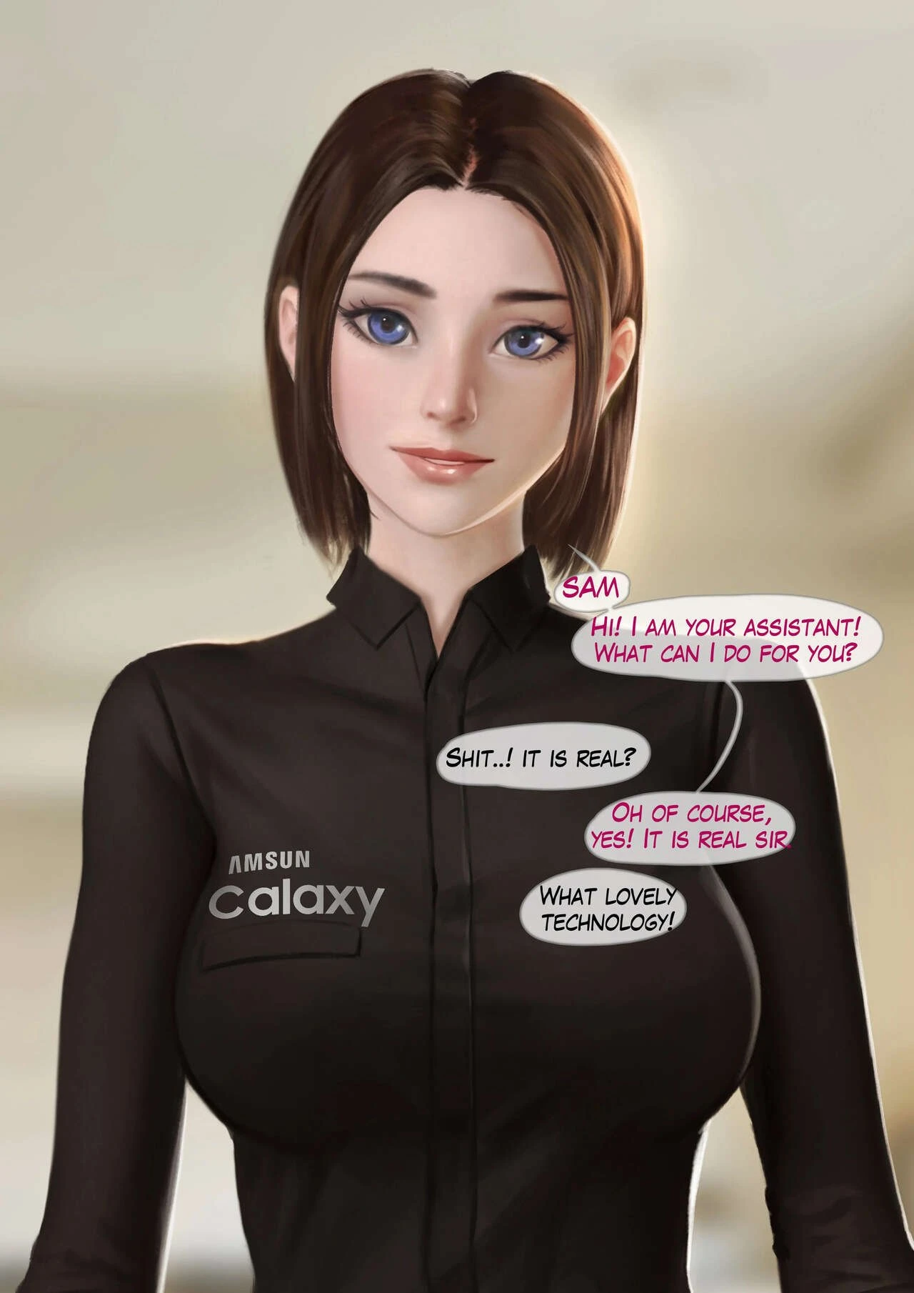 Samsung Sam Assistant porn comic picture 4