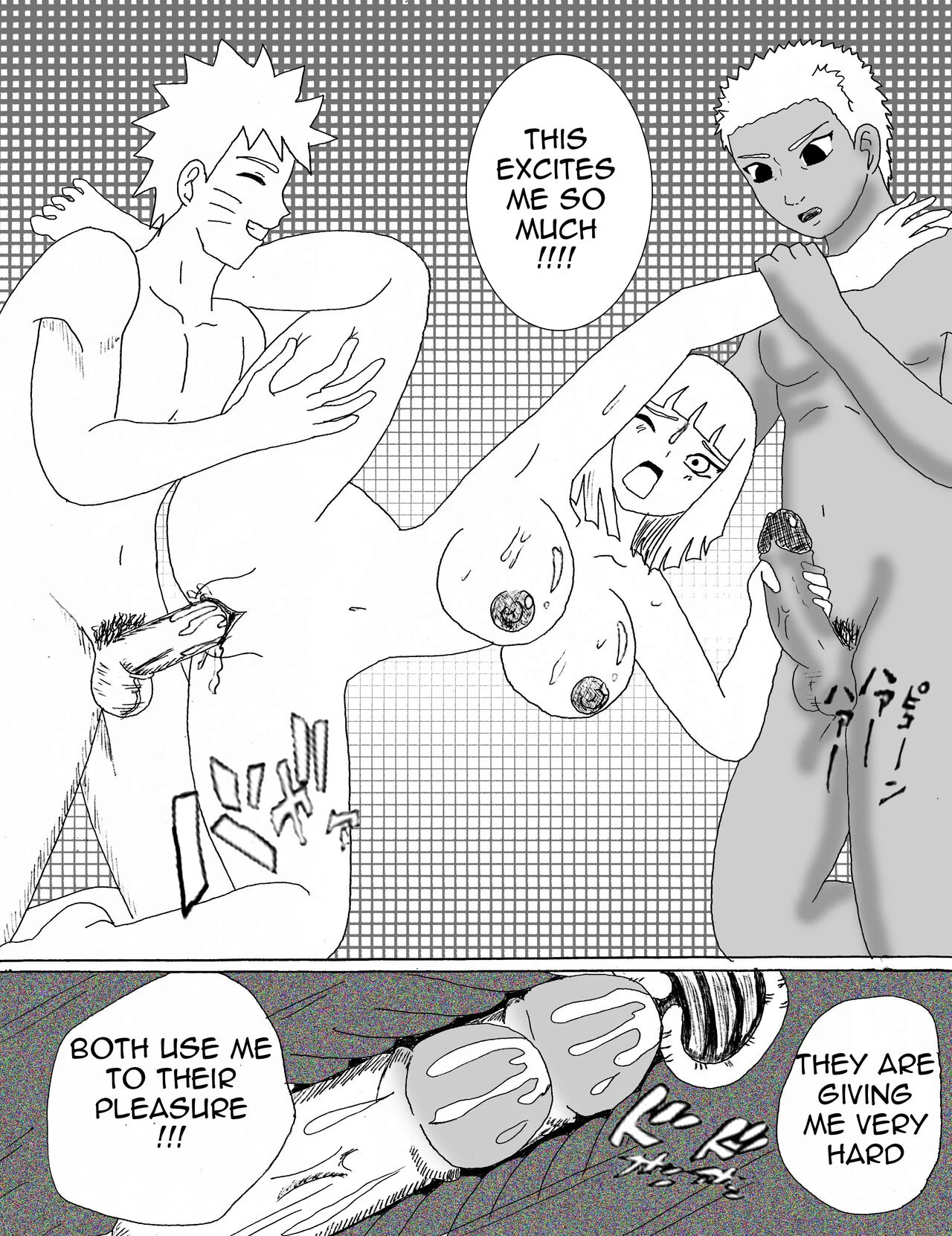 Samui's friends porn comic picture 14