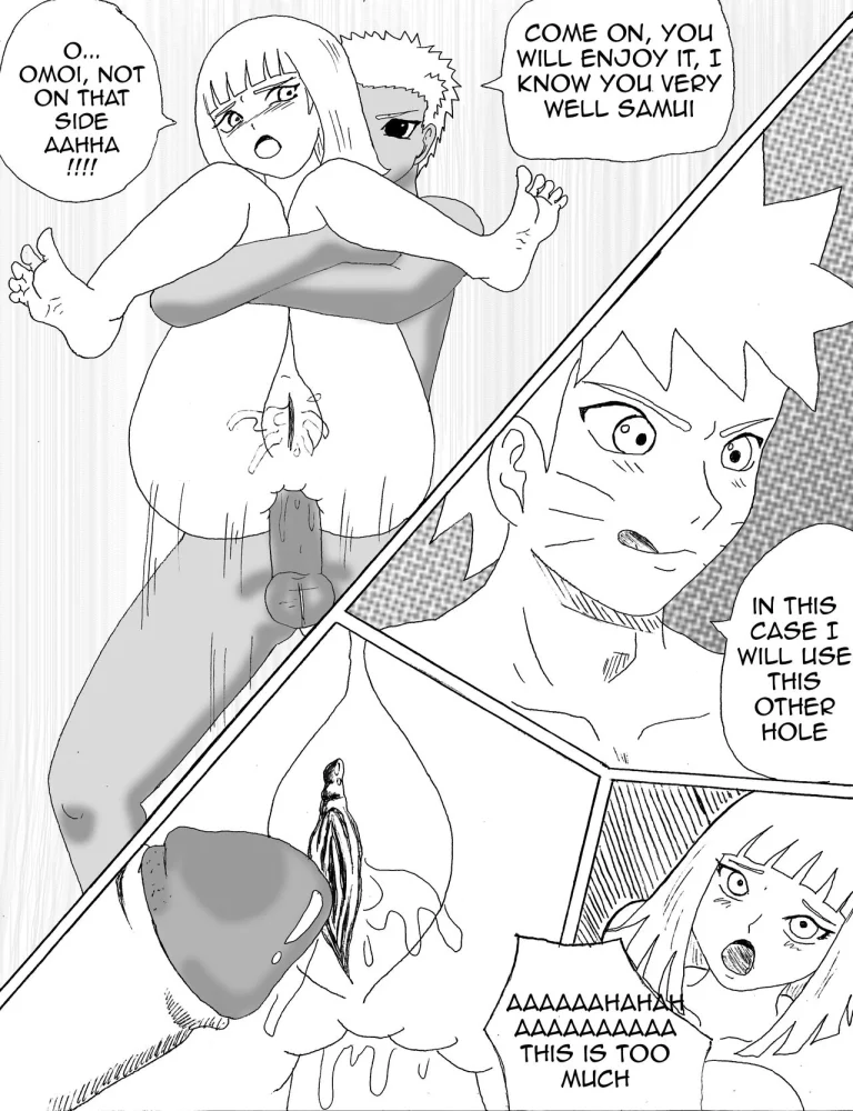 Samui's friends porn comic picture 17