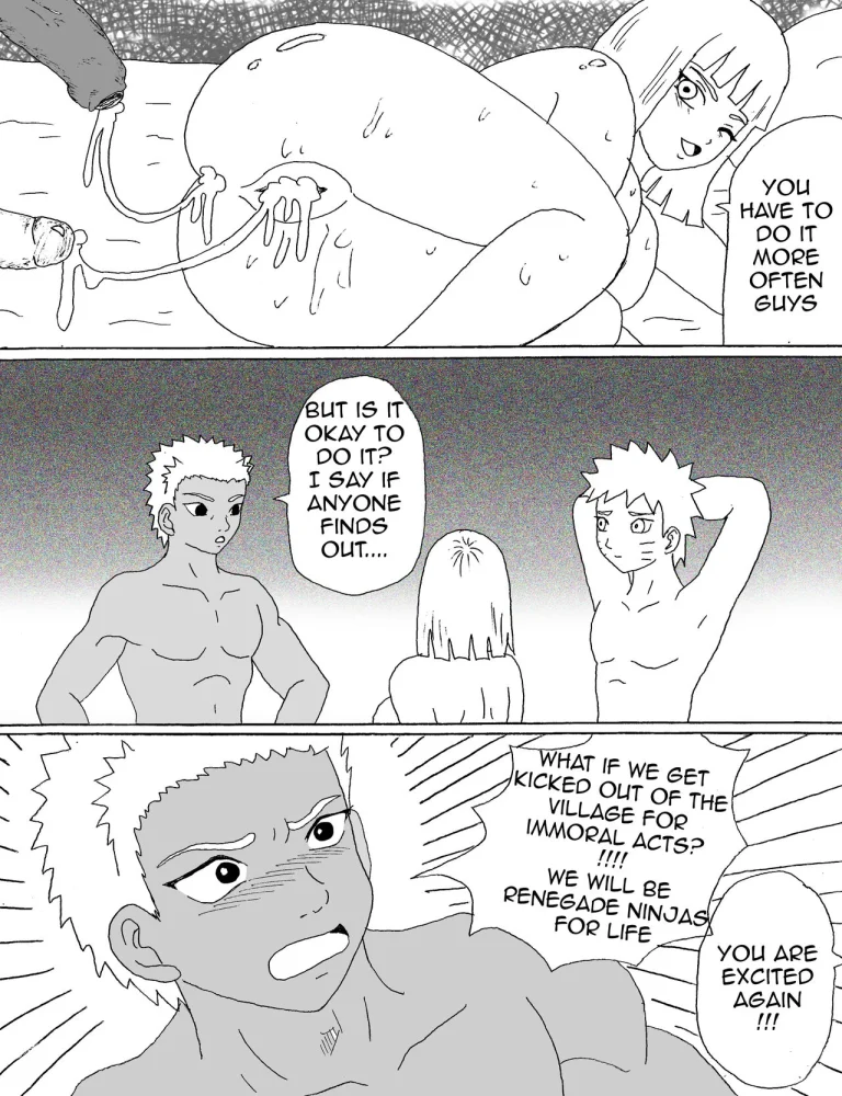 Samui's friends porn comic picture 20