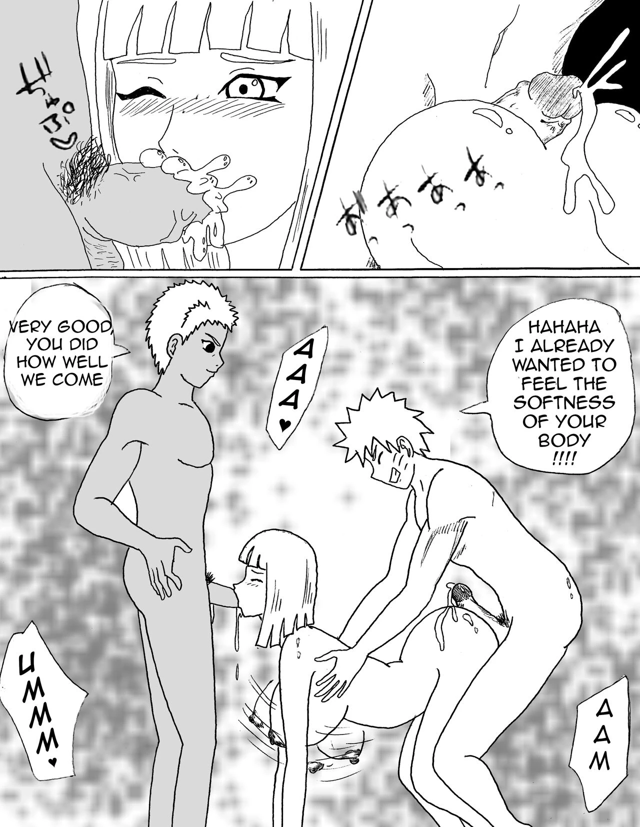 Samui's friends porn comic picture 28