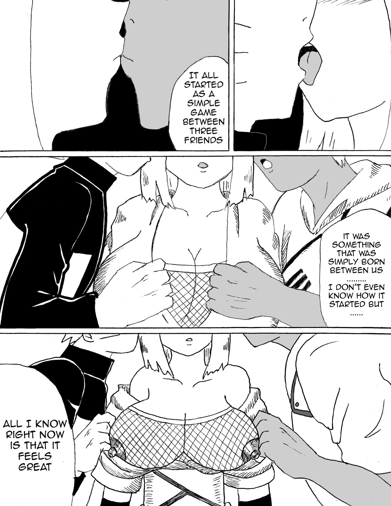 Samui's friends porn comic picture 3