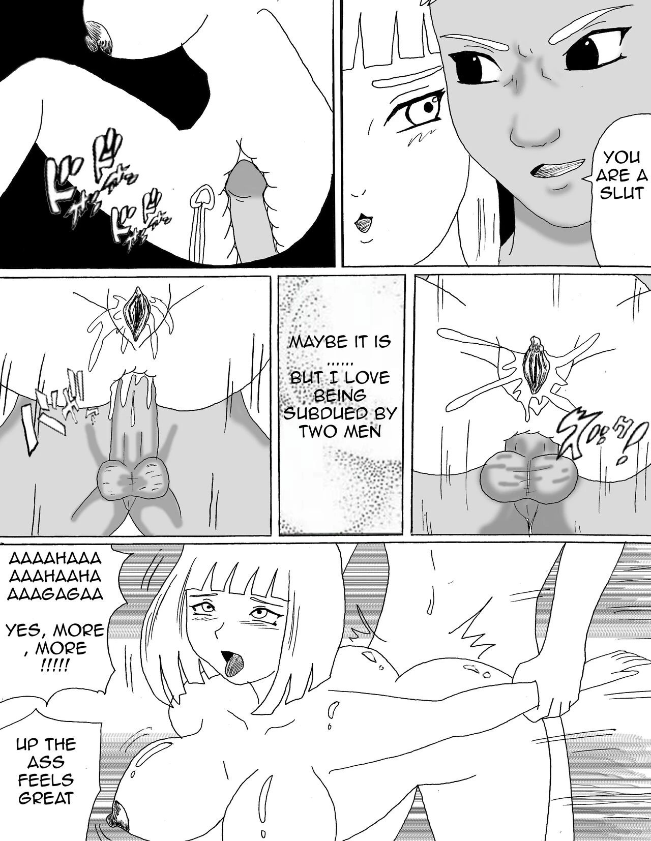 Samui's friends porn comic picture 37