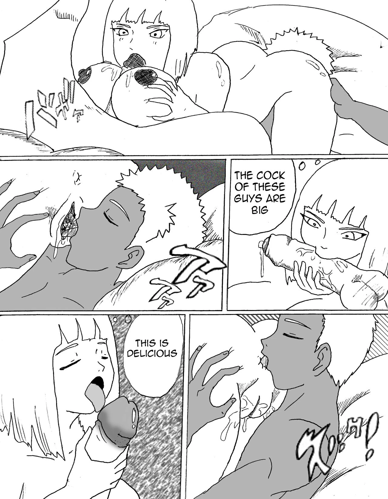 Samui's friends porn comic picture 5