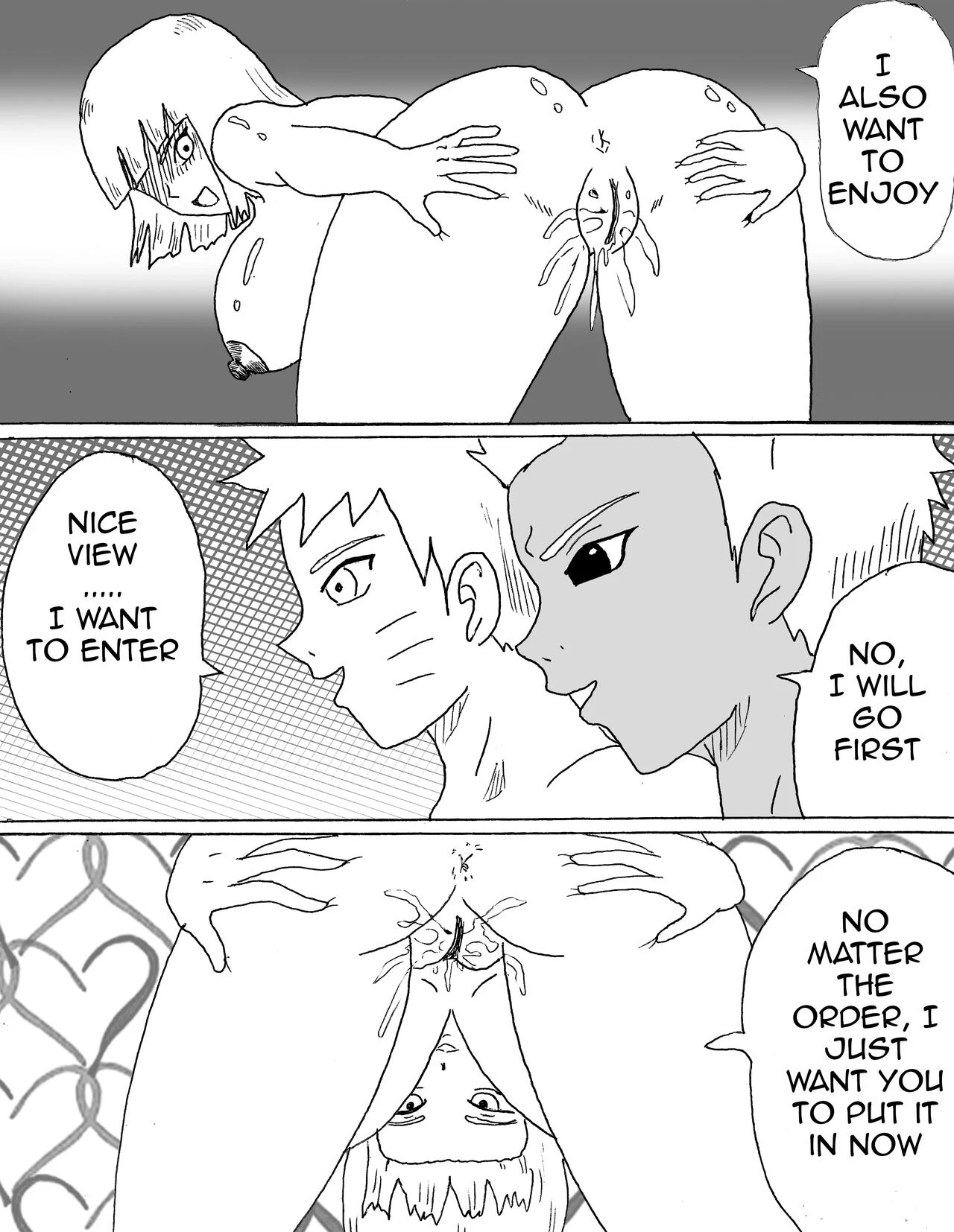 Samui's friends porn comic picture 9