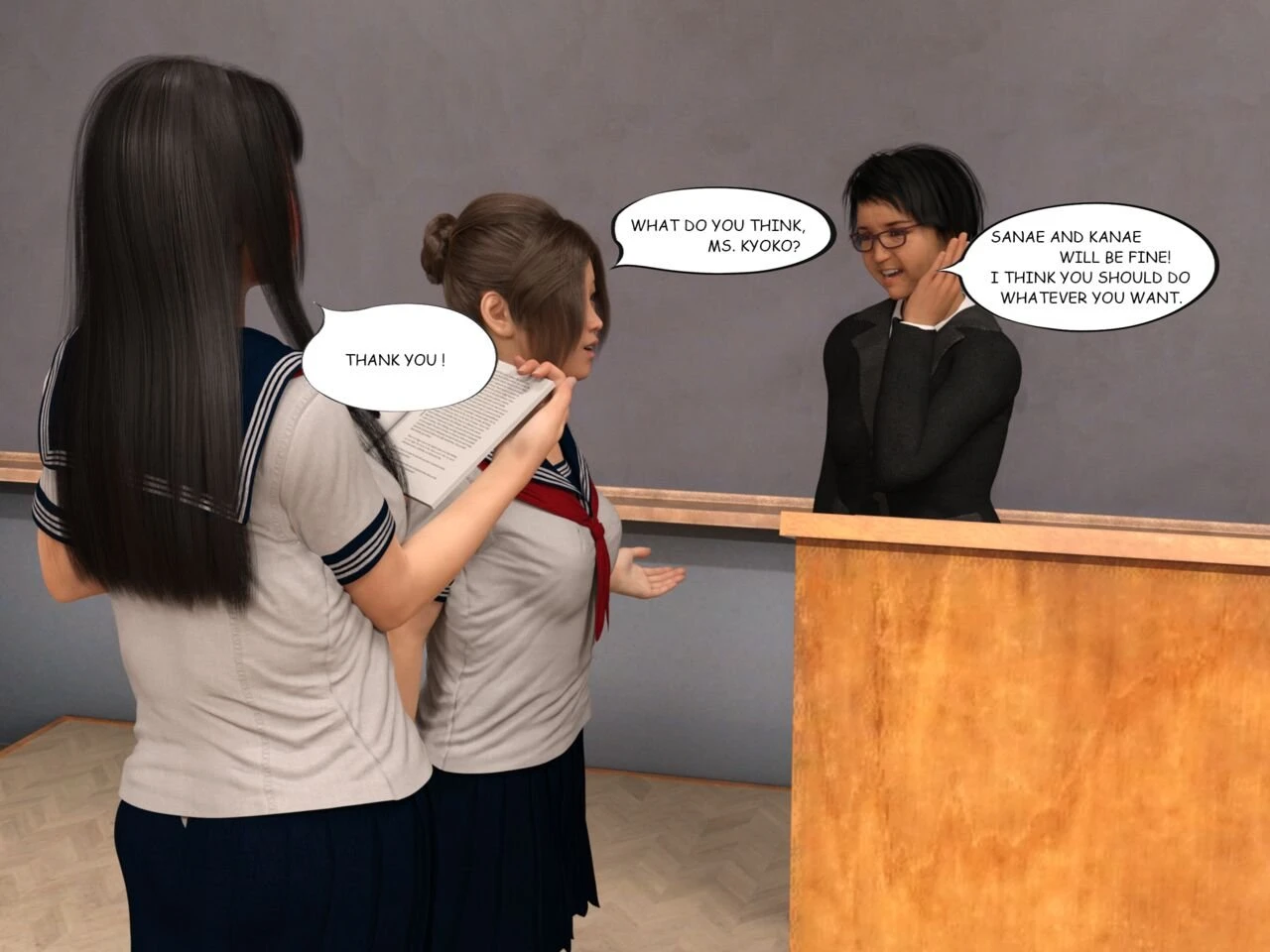 Sanae and Kanae -Piece of Succubus- porn comic picture 12