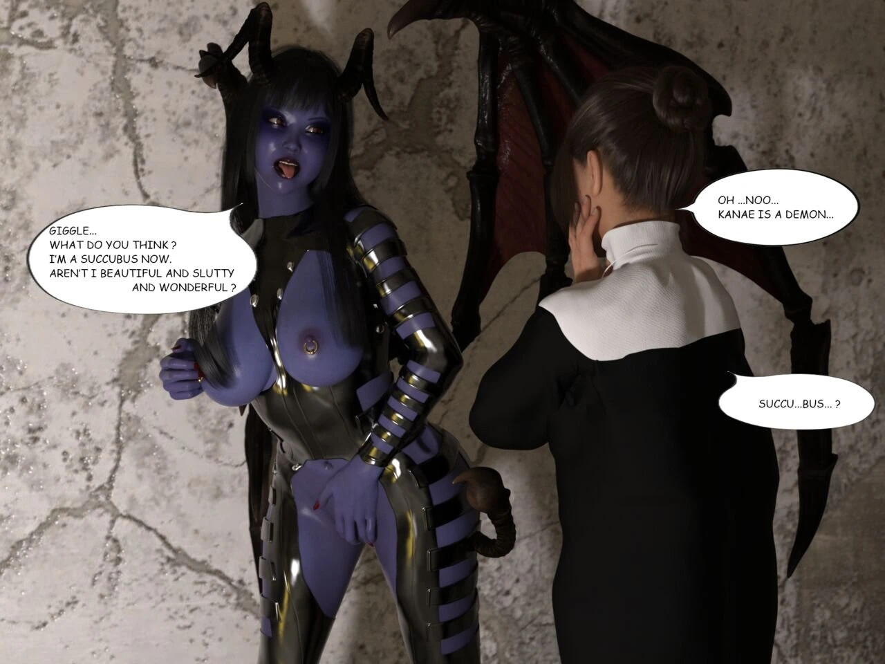 Sanae and Kanae -Piece of Succubus- porn comic picture 61