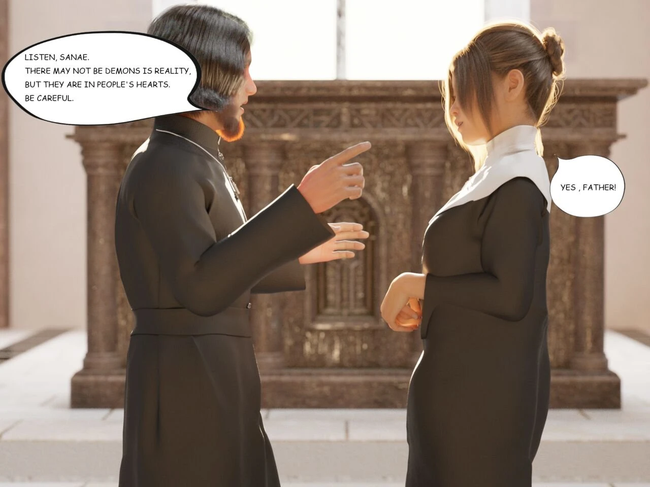 Sanae and Kanae -Piece of Succubus- porn comic picture 7